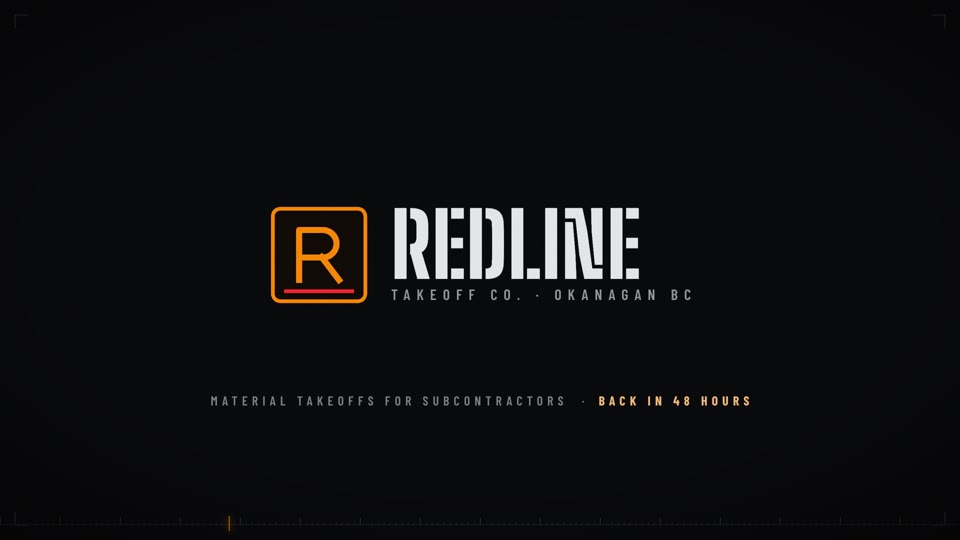 Redline Takeoff Co. logo card